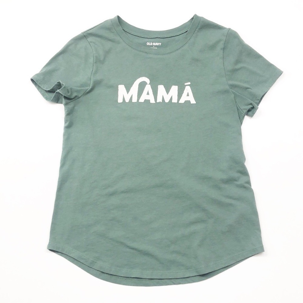 Old Navy Mama green t-shirt